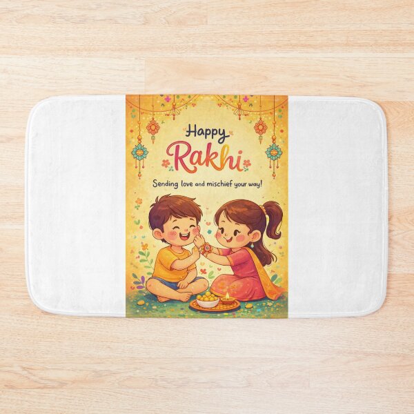 Item preview, Raksha Bandhan Greetings with Sweets and Rakhi Bracelet designed and sold by Aryabek.