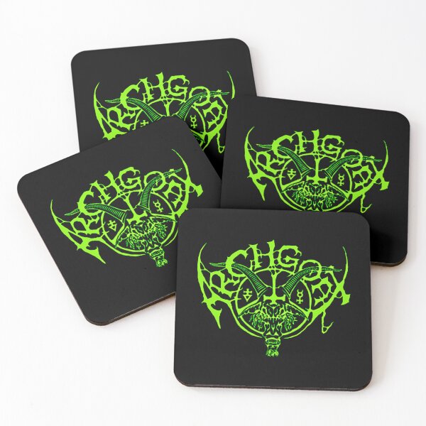 Item preview, Archgoat – Blasphemous Goat Sigil Logo In Neon Green War Metal Style  designed and sold by Alitrnbull.