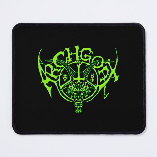 Item preview, Archgoat – Blasphemous Goat Sigil Logo In Neon Green War Metal Style  designed and sold by Alitrnbull.