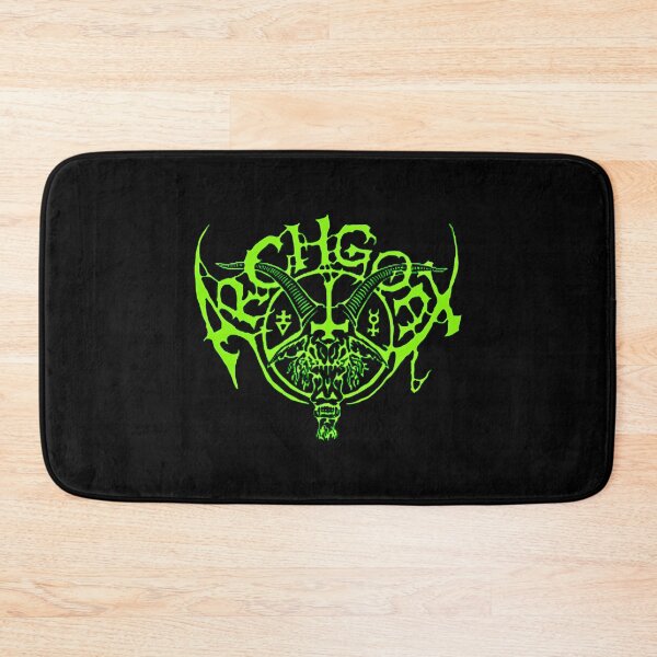 Item preview, Archgoat – Blasphemous Goat Sigil Logo In Neon Green War Metal Style  designed and sold by Alitrnbull.