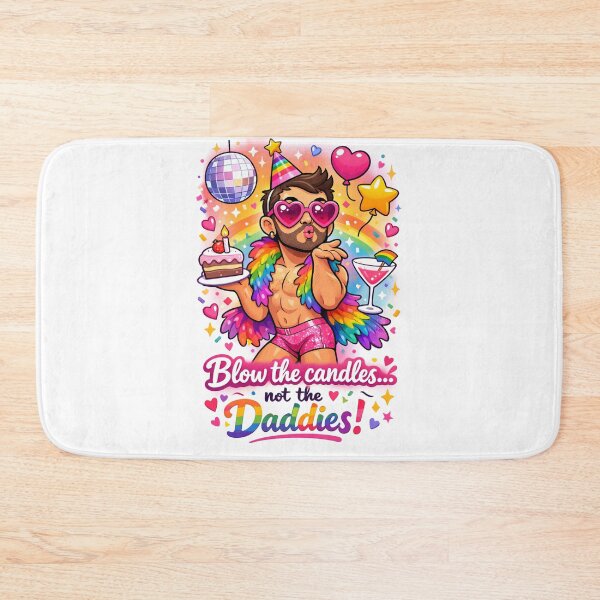 Item preview,  Sassy LGBTQ Birthday Greeting with Rainbow Feather Cape and Cake designed and sold by Aryabek.