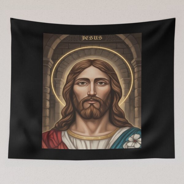 Item preview, Portrait of Jesus Christ with Halo designed and sold by Daniel Abdelmaseih.