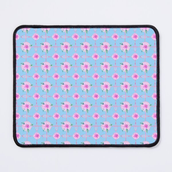 Item preview, Soft Pink Rose Grid Pattern designed and sold by thanratdesign.