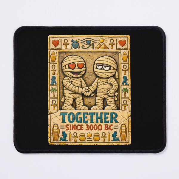 Item preview, Valentines Day -Together Since 3000 BC Mummy Love designed and sold by ZuToMi.