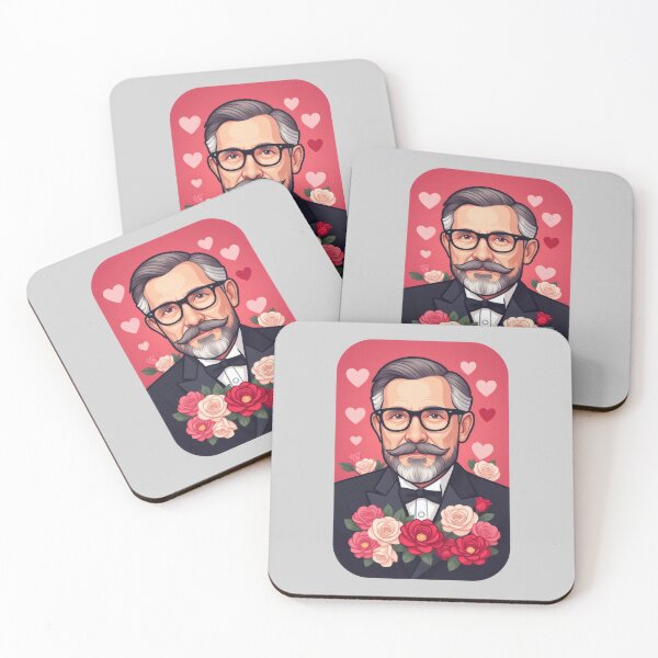Item preview, Male Valentine's Day portrait with bouquet of roses designed and sold by Mianku | Für das Leben.