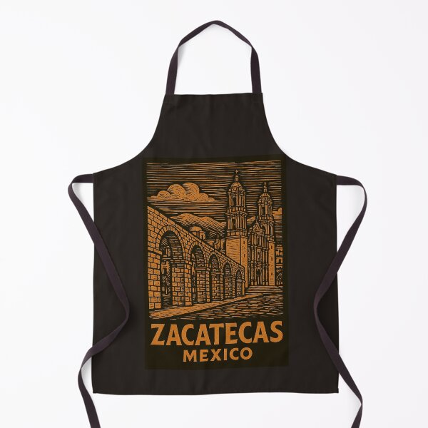 Item preview, Zacatecas Mexico Linocut Style designed and sold by Thistle-TShop.