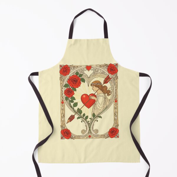 Item preview, Guarded Heart Vintage Art Nouveau Romance designed and sold by taiche.