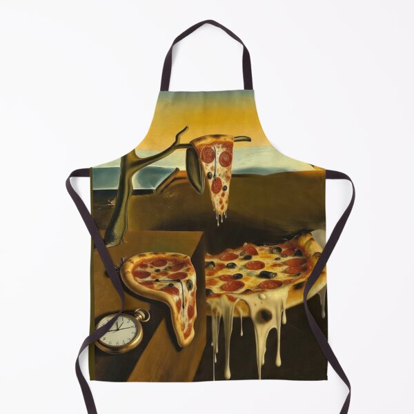Item preview, The Persistence of Pizza - Dali Melting Clocks Art Parody designed and sold by SammyMorry.