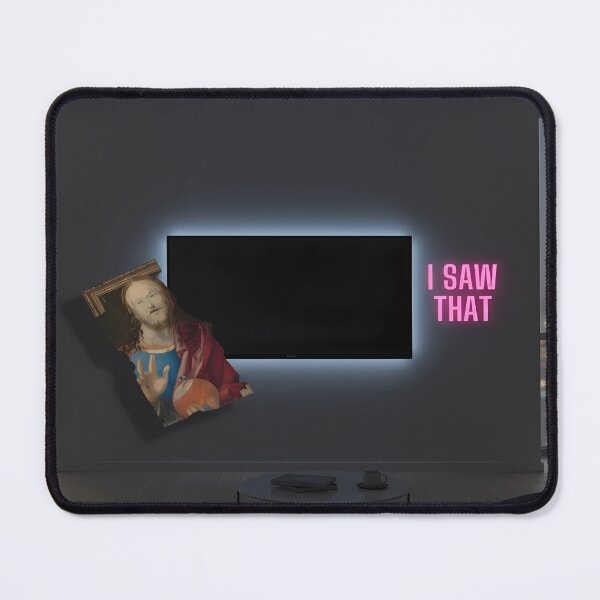 Item preview, Humorous Art: Jesus 'I Saw That' Neon designed and sold by Daniel Abdelmaseih.