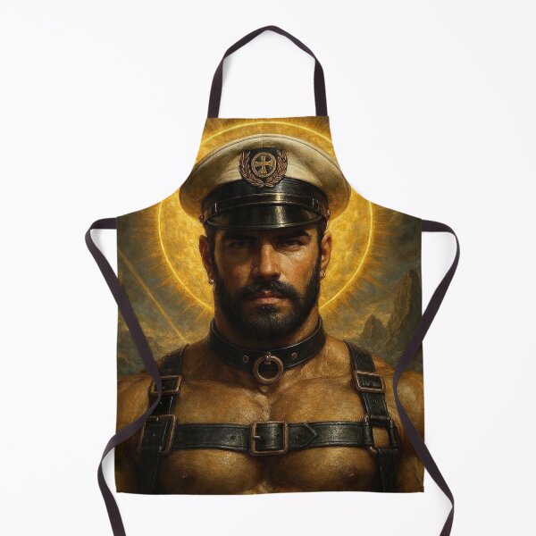 Item preview, Gay Leather Gods Hyperrealism Gay Pride Graphic Design designed and sold by ItsAKinkThing.