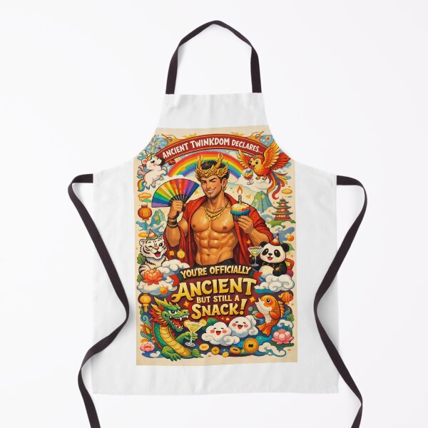 Item preview, Rainbow Birthday King with Mythical Dragon and Panda designed and sold by Aryabek.