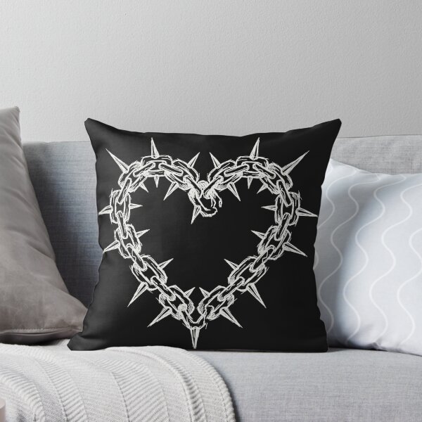 Item preview, Grunge Spiked Chain Heart Sketch designed and sold by AdyKurniawan.