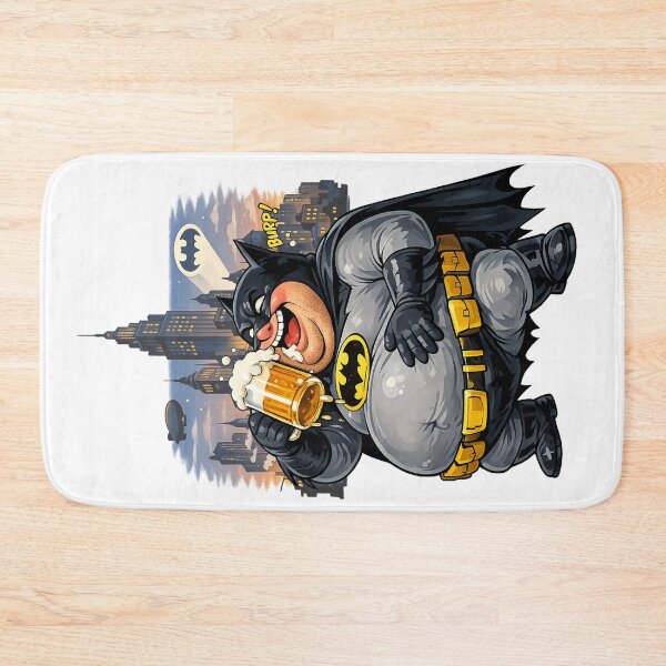 Item preview, Bat*man with a Beer – Funny Superhero Fanart designed and sold by Arte Cartoon From TagTeam Group.