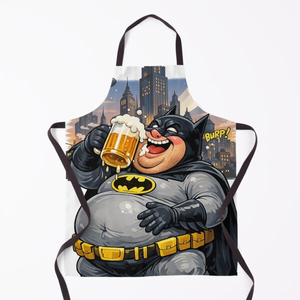 Item preview, Bat*man with a Beer – Funny Superhero Fanart designed and sold by Arte Cartoon From TagTeam Group.