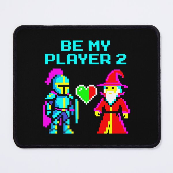 Item preview, Be My Player 2 Retro Pixel Gamer Love designed and sold by ZuToMi.