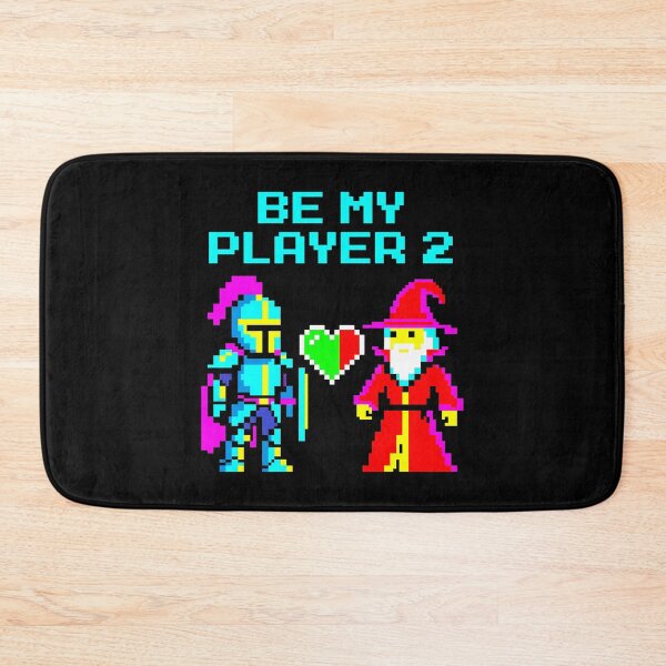 Item preview, Be My Player 2 Retro Pixel Gamer Love designed and sold by ZuToMi.