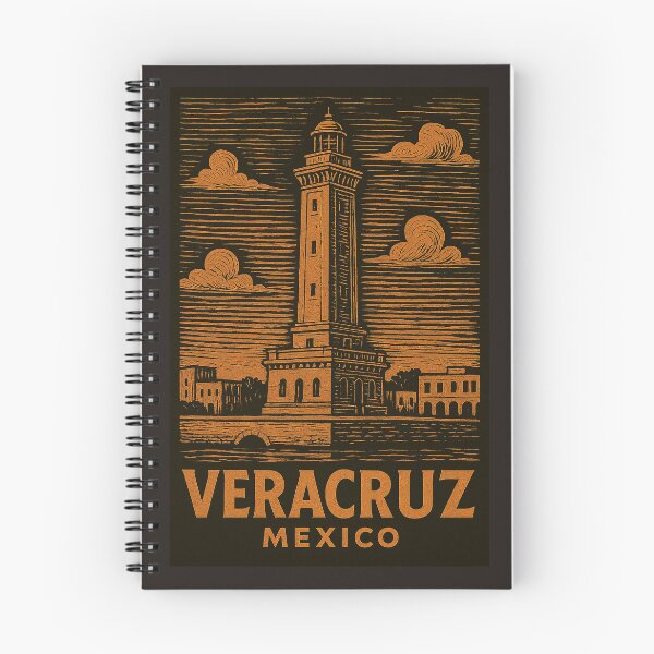 Item preview, Veracruz Mexico Linocut Style  designed and sold by Thistle-TShop.