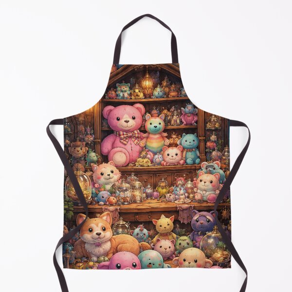 Item preview, Magical toy shelf with colorful cuddly toys and lights designed and sold by Mauswohn.