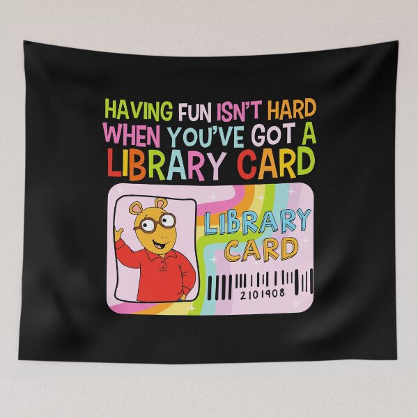Item preview, Having Fun Isn’t Hard When You’ve Got A Library Card  designed and sold by Lucldwellez.