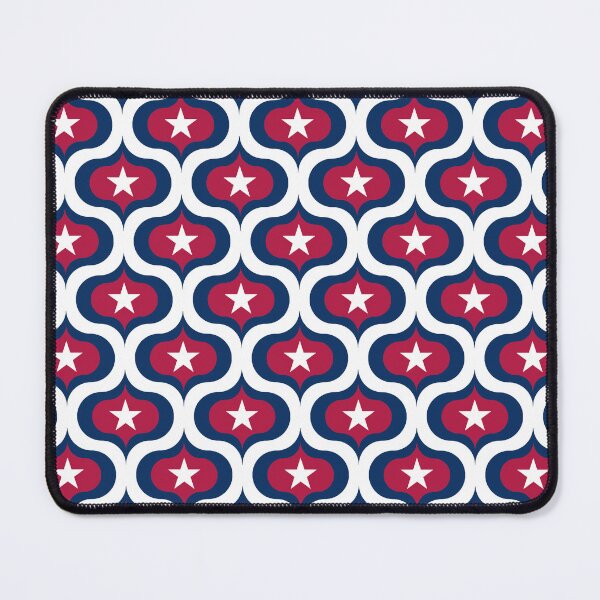 Item preview, American Flag-Inspired Star Retro Ogee - Red White Blue Geometric Design for Fourth of July & Patriotic Gifts designed and sold by piptompatternco.