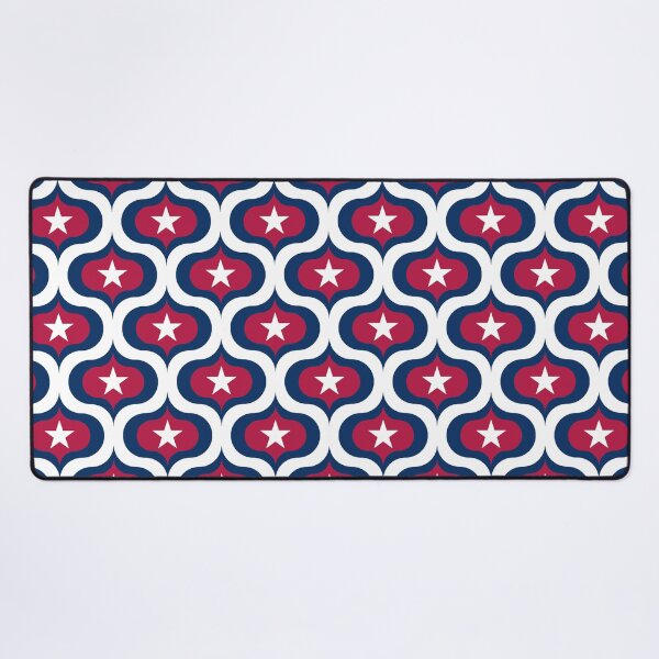 Item preview, American Flag-Inspired Star Retro Ogee - Red White Blue Geometric Design for Fourth of July & Patriotic Gifts designed and sold by piptompatternco.