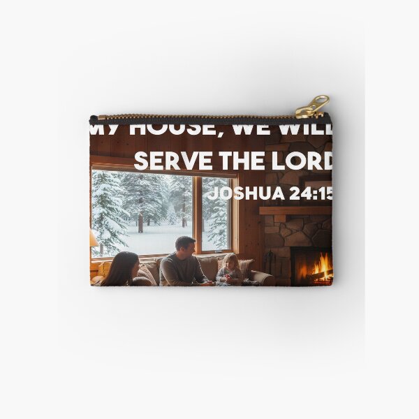 Item preview, Family in Cozy Cabin with Bible Verse designed and sold by Daniel Abdelmaseih.