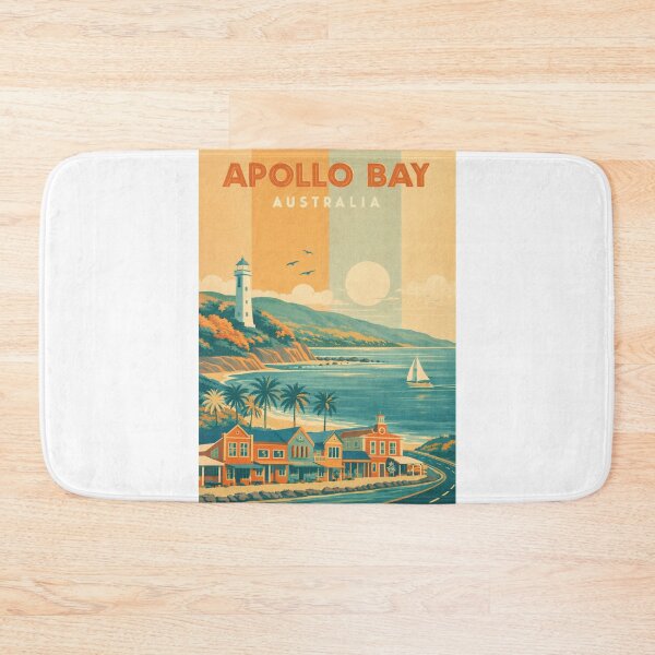 Item preview, Apollo Bay Coastal Town and Lighthouse on the Great Ocean Road, Victoria, Australia designed and sold by Aryabek.
