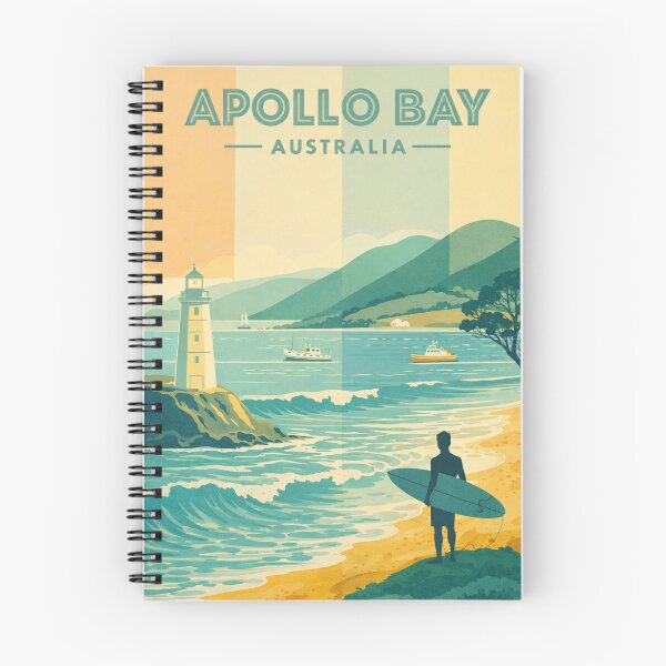Item preview, Apollo Bay Surf Coast and Lighthouse View from Otway Ranges, Victoria, Australia designed and sold by Aryabek.