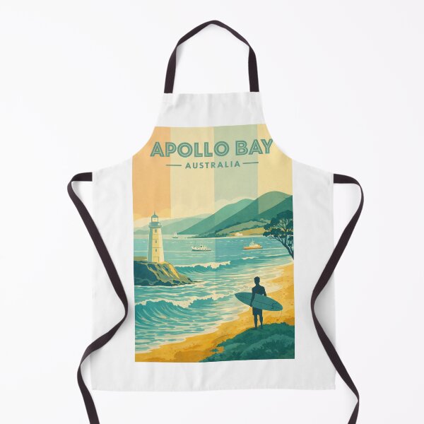 Item preview, Apollo Bay Surf Coast and Lighthouse View from Otway Ranges, Victoria, Australia designed and sold by Aryabek.