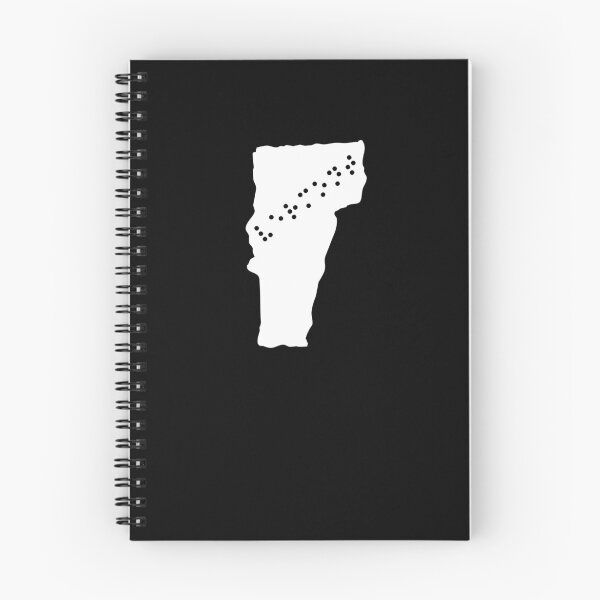 Item preview, VERMONT State Shape Braille Shirt designed and sold by brizodesign.