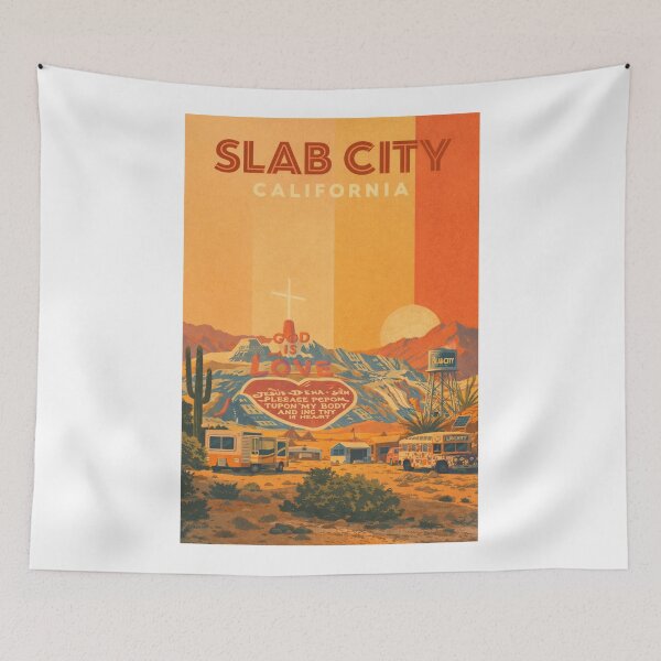 Item preview, Slab City and Salvation Mountain in Imperial County, California designed and sold by Aryabek.