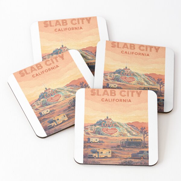 Item preview, Slab City Desert Settlement with Salvation Mountain near Niland, California designed and sold by Aryabek.