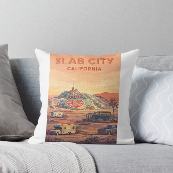 Item preview, Slab City Desert Settlement with Salvation Mountain near Niland, California designed and sold by Aryabek.