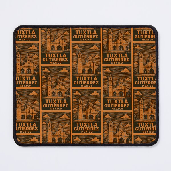 Item preview, Tuxtla Gutierrez Mexico Linocut Style designed and sold by Thistle-TShop.