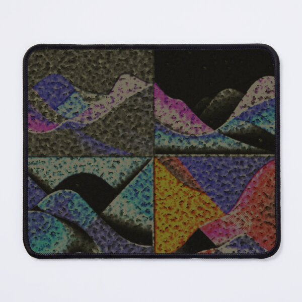 Item preview, four currents dark enameled colorful geometric abstract design designed and sold by SmashingDeals.