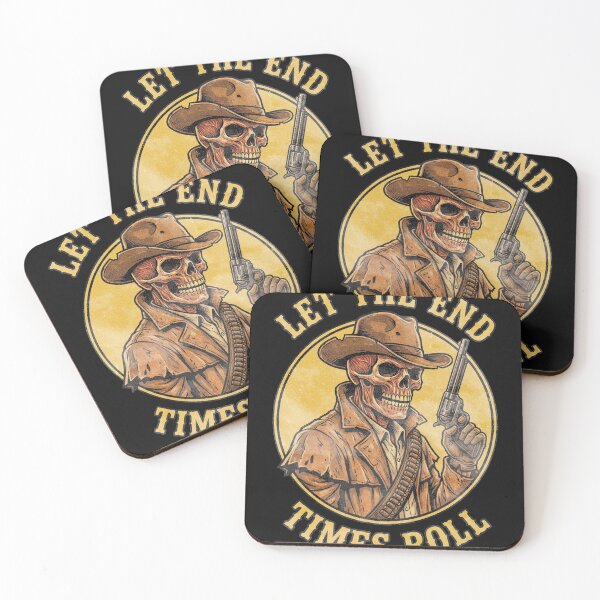 Item preview, Let The End Times Roll Skeleton Cowboy designed and sold by AdyKurniawan.