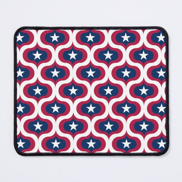 Item preview, American Flag-Inspired Star Retro Ogee - Red White Blue Geometric Design for Fourth of July & Patriotic Gifts designed and sold by piptompatternco.