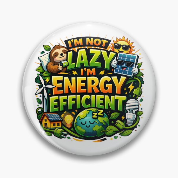 Item preview, I’m Not Lazy, I’m Energy Efficient designed and sold by retailmaster.