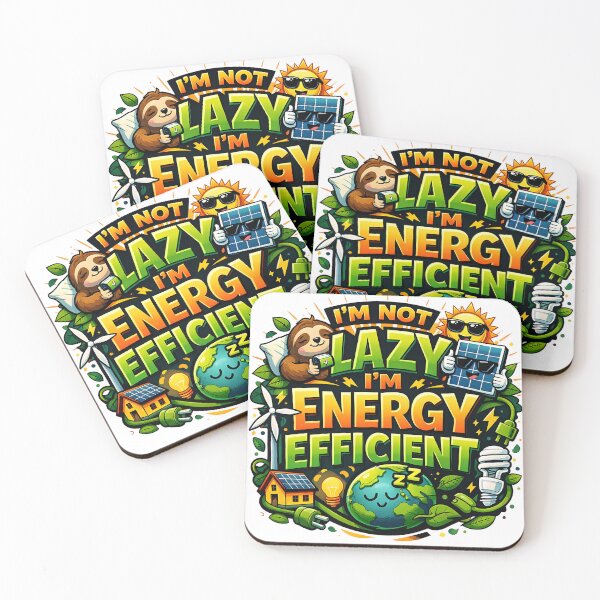 Item preview, I’m Not Lazy, I’m Energy Efficient designed and sold by retailmaster.