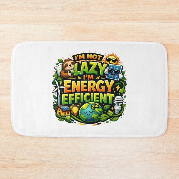 Item preview, I’m Not Lazy, I’m Energy Efficient designed and sold by retailmaster.