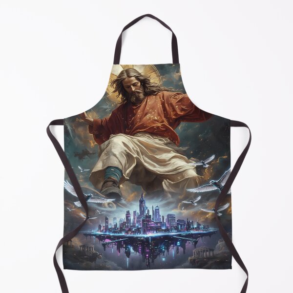 Item preview, Jesus Christ over futuristic city designed and sold by Daniel Abdelmaseih.