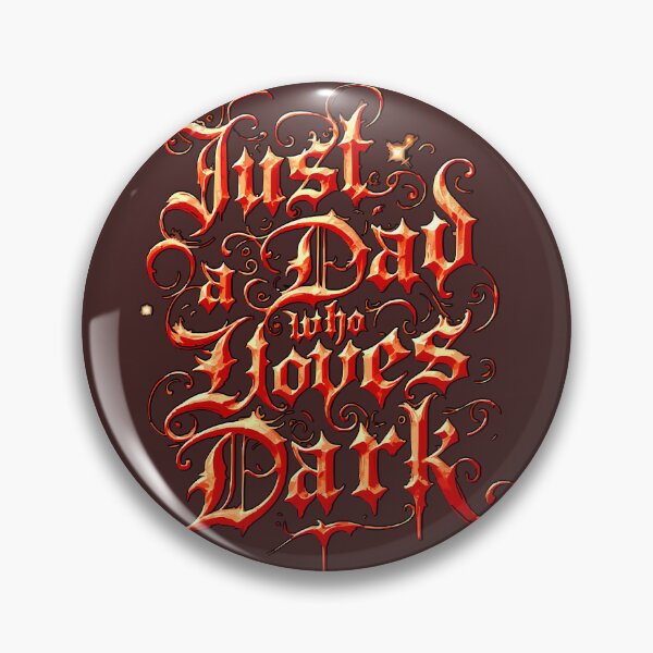Item preview, Dark Gothic Typography Art – Just a Dad Who Loves Dark designed and sold by VikArtStudio.