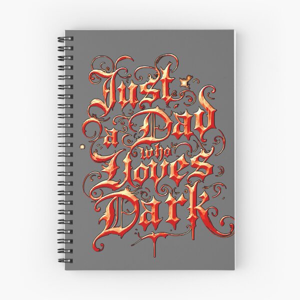 Item preview, Dark Gothic Typography Art – Just a Dad Who Loves Dark designed and sold by VikArtStudio.