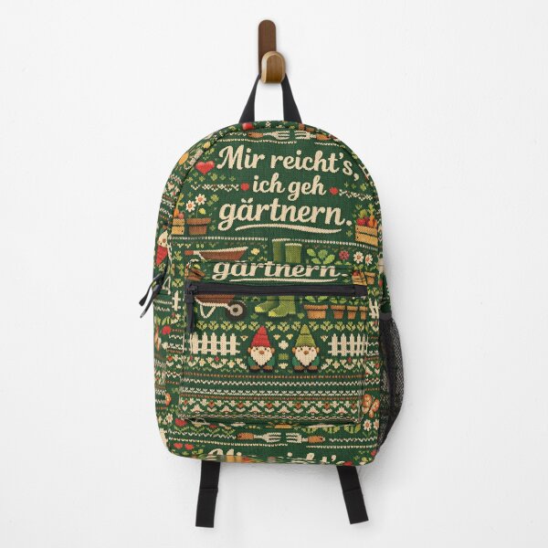 Item preview, I've had enough, I'm going to garden. Knitting design, garden love designed and sold by Mauswohn.