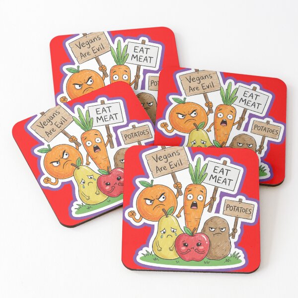 Item preview, Anti Vegan Vegetables Eat Meat designed and sold by AdyKurniawan.