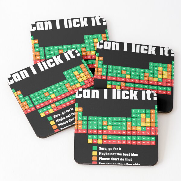 Item preview, Can I Lick It Periodic Table designed and sold by ankit191989.