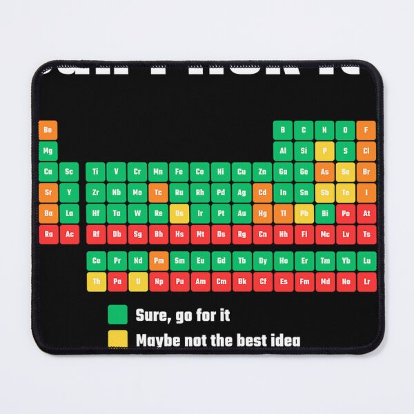 Item preview, Can I Lick It Periodic Table designed and sold by ankit191989.