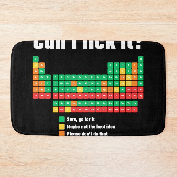 Item preview, Can I Lick It Periodic Table designed and sold by ankit191989.