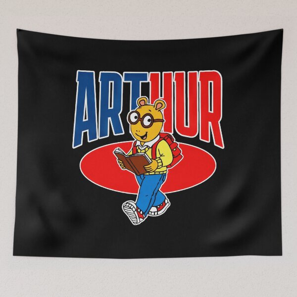 Item preview, Arthur Blue Red Logo Jumping Character designed and sold by Lucldwellez.