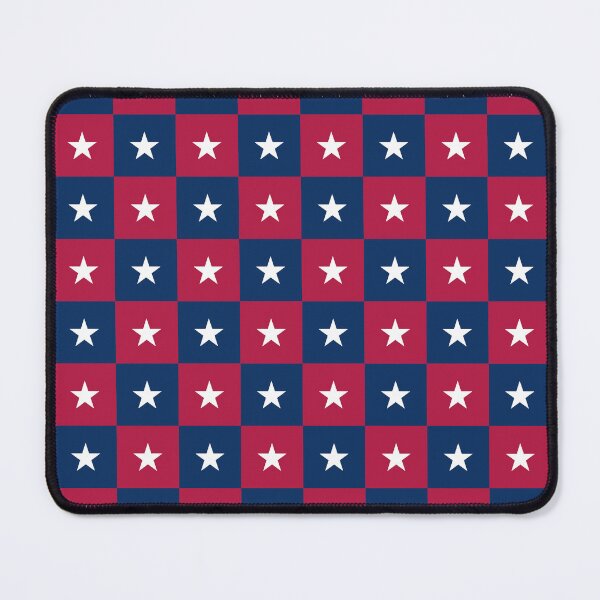 Item preview, American Flag-Inspired Checkerboard & Stars - Red White Blue Geometric Design for Fourth of July & Patriotic Gifts designed and sold by piptompatternco.